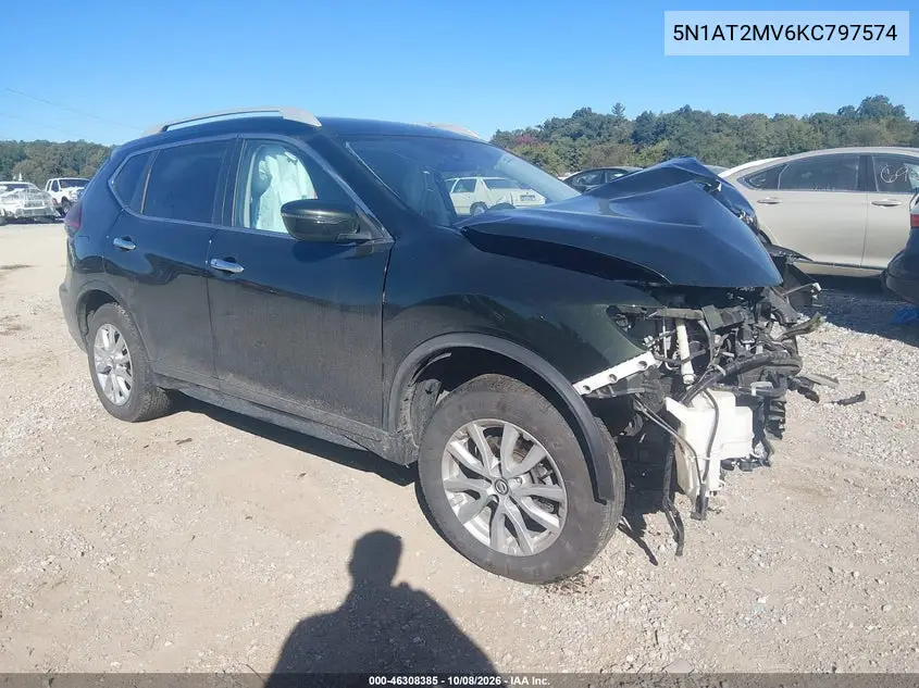 NISSAN ROGUE 2019, VIN 5N1AT2MV6KC797574