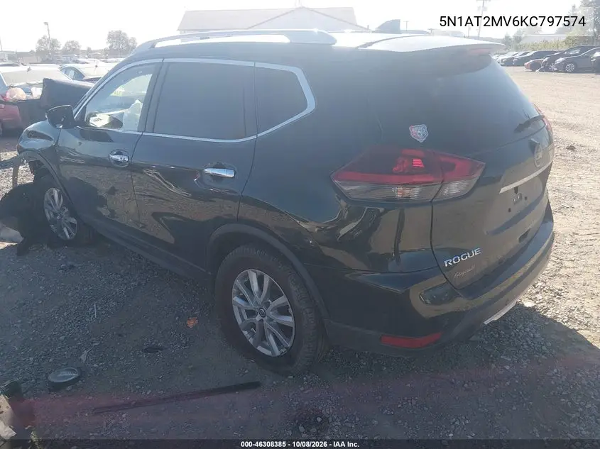 2019 NISSAN ROGUE VIN 5N1AT2MV6KC797574 — фото 3