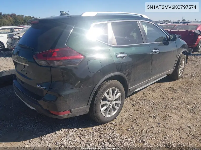 2019 NISSAN ROGUE VIN 5N1AT2MV6KC797574 — фото 4