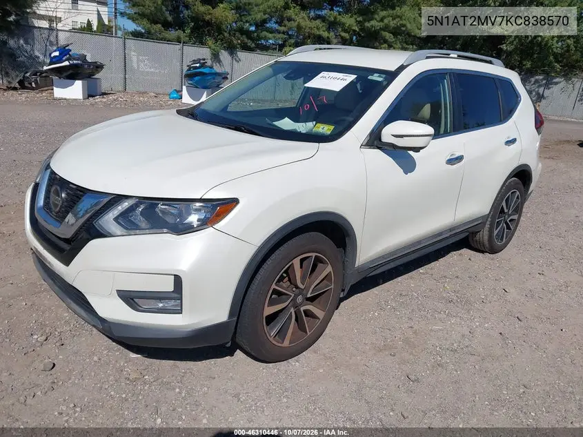 2019 NISSAN ROGUE VIN 5N1AT2MV7KC838570 — фото 2