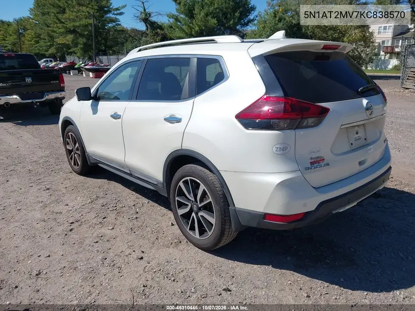 2019 NISSAN ROGUE VIN 5N1AT2MV7KC838570 — фото 3