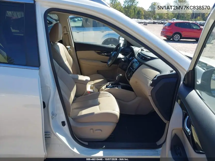 2019 NISSAN ROGUE VIN 5N1AT2MV7KC838570 — фото 5