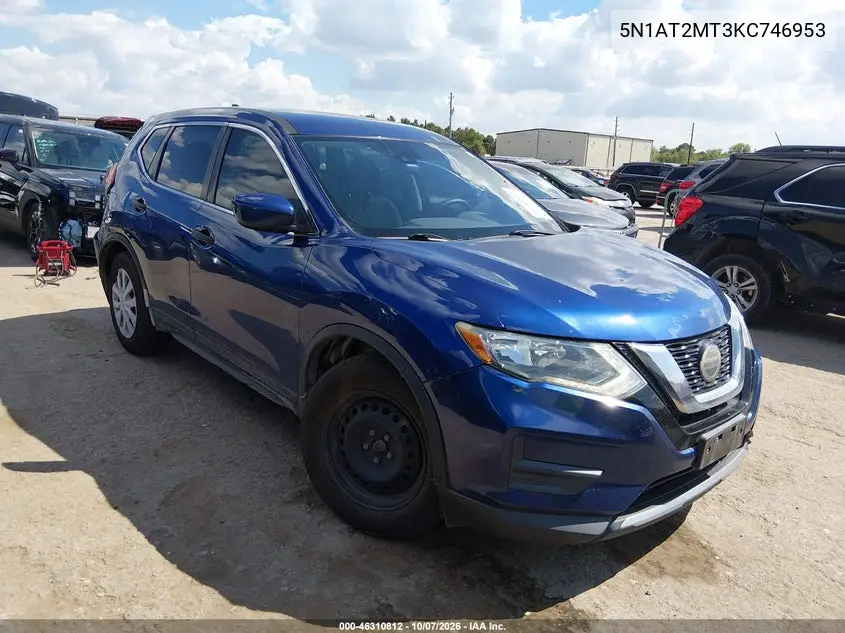 NISSAN ROGUE 2019, VIN 5N1AT2MT3KC746953