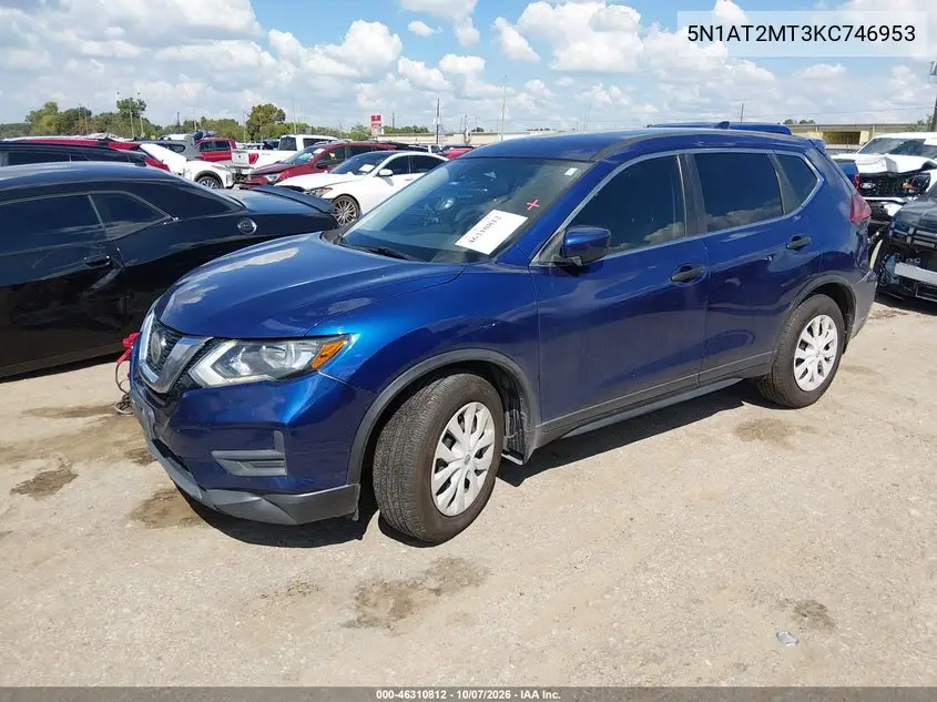 2019 NISSAN ROGUE VIN 5N1AT2MT3KC746953 — фото 2