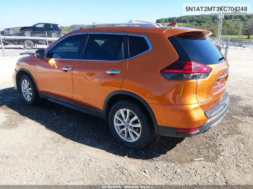 2019 NISSAN ROGUE VIN 5N1AT2MT3KC704248 — фото 3