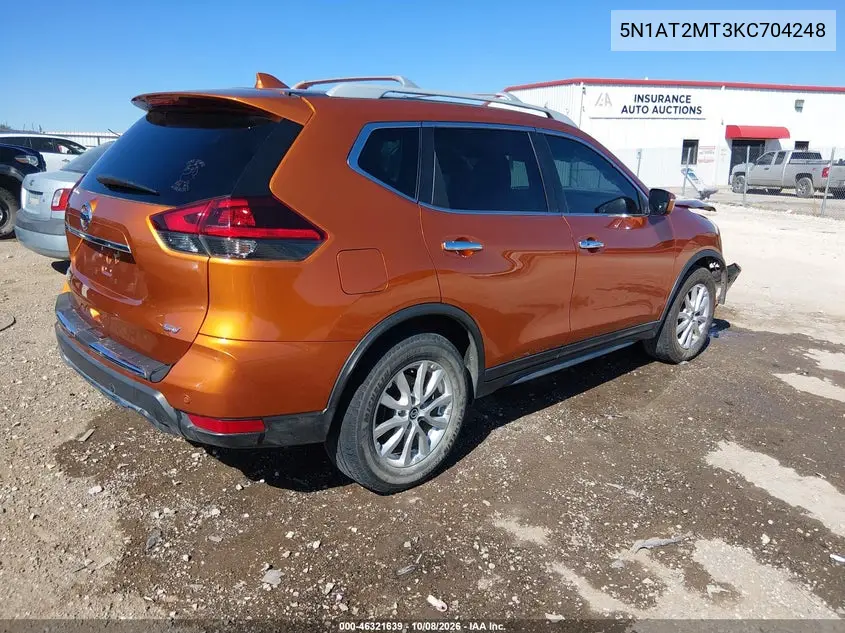 2019 NISSAN ROGUE VIN 5N1AT2MT3KC704248 — фото 4