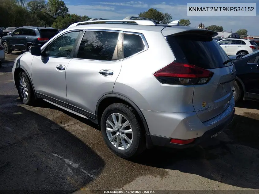 2019 NISSAN ROGUE VIN KNMAT2MT9KP534152 — фото 3