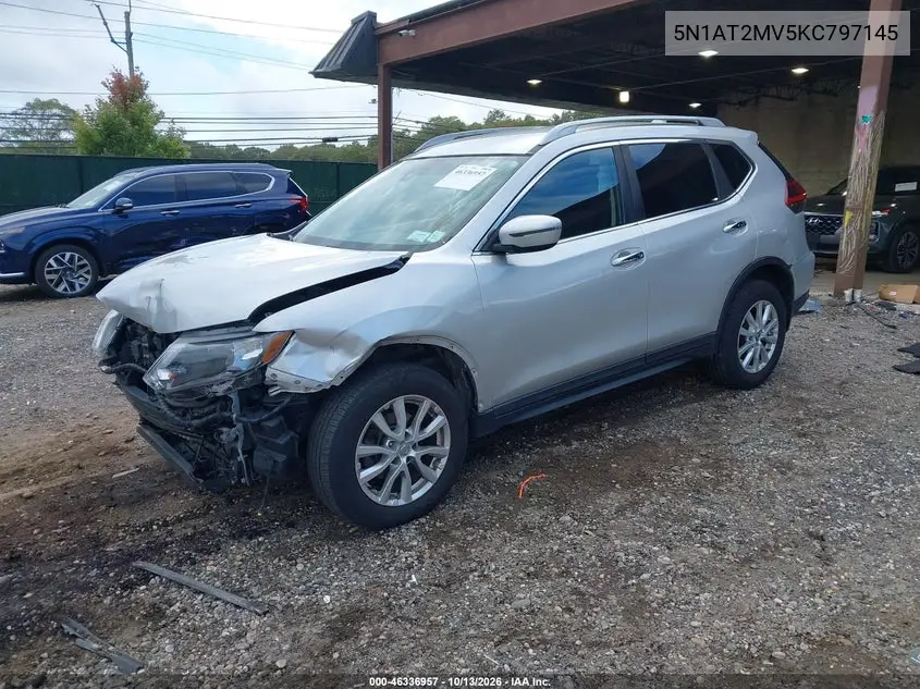 2019 NISSAN ROGUE VIN 5N1AT2MV5KC797145 — фото 2