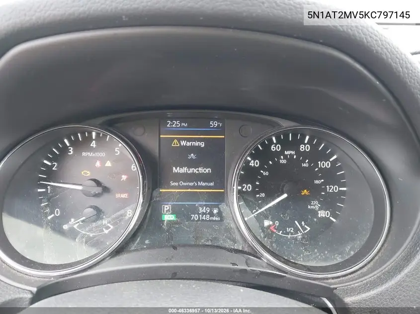 2019 NISSAN ROGUE VIN 5N1AT2MV5KC797145 — фото 7