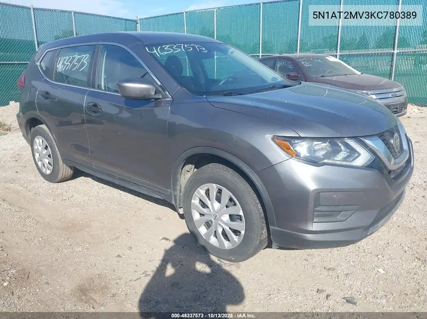 NISSAN ROGUE 2019, VIN 5N1AT2MV3KC780389