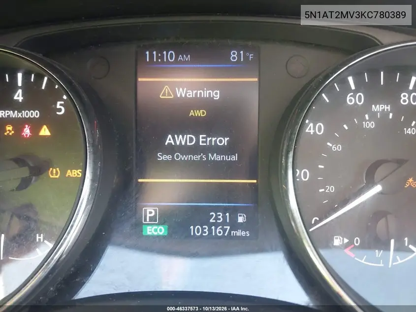 2019 NISSAN ROGUE VIN 5N1AT2MV3KC780389 — фото 15