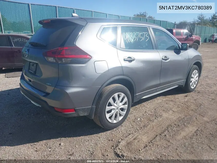 2019 NISSAN ROGUE VIN 5N1AT2MV3KC780389 — фото 4