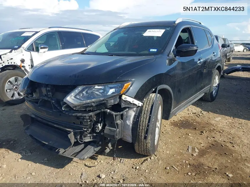 2019 NISSAN ROGUE VIN 5N1AT2MTXKC844233 — фото 2