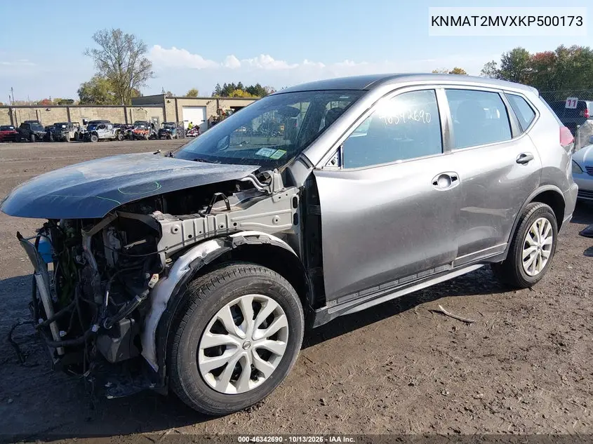 2019 NISSAN ROGUE VIN KNMAT2MVXKP500173 — фото 2