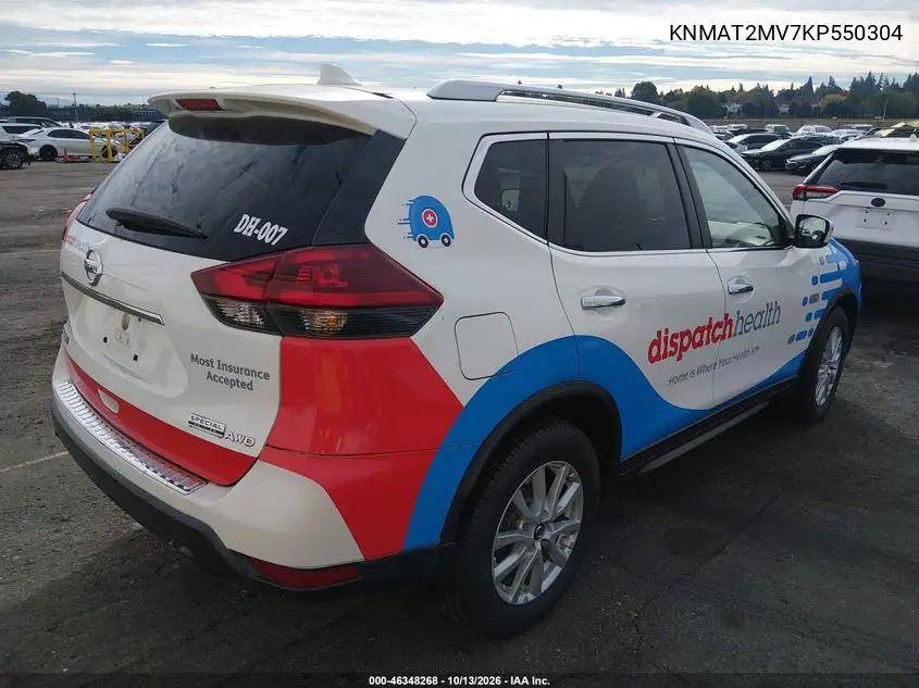 2019 NISSAN ROGUE VIN KNMAT2MV7KP550304 — фото 4