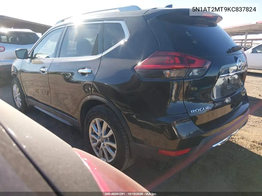 2019 NISSAN ROGUE VIN 5N1AT2MT9KC837824 — фото 3