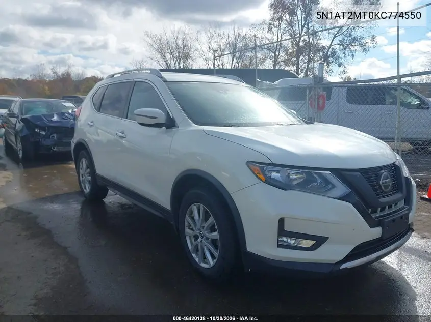 NISSAN ROGUE 2019, VIN 5N1AT2MT0KC774550