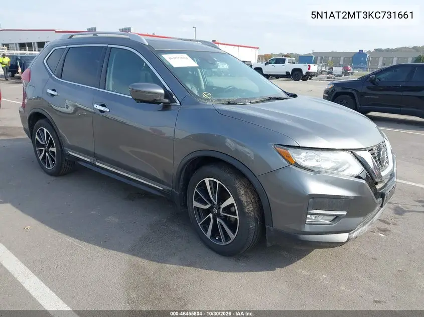 NISSAN ROGUE 2019, VIN 5N1AT2MT3KC731661