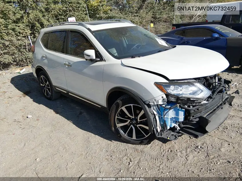 NISSAN ROGUE 2019, VIN 5N1AT2MV0KC732459