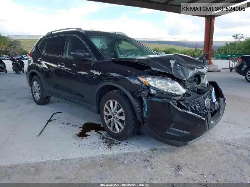 NISSAN ROGUE 2019, VIN KNMAT2MT3KP524006