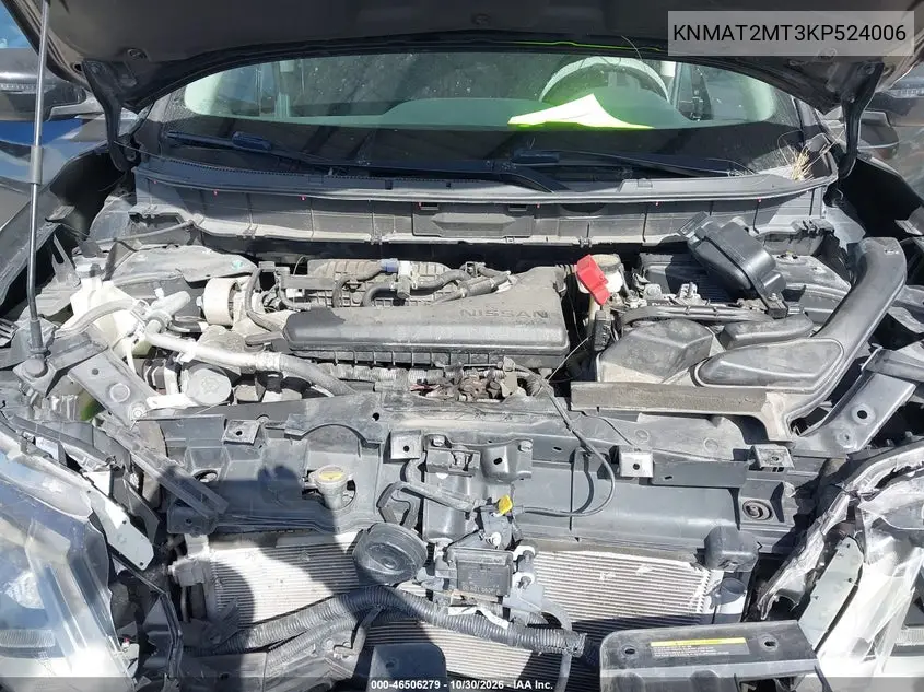 2019 NISSAN ROGUE VIN KNMAT2MT3KP524006 — фото 10