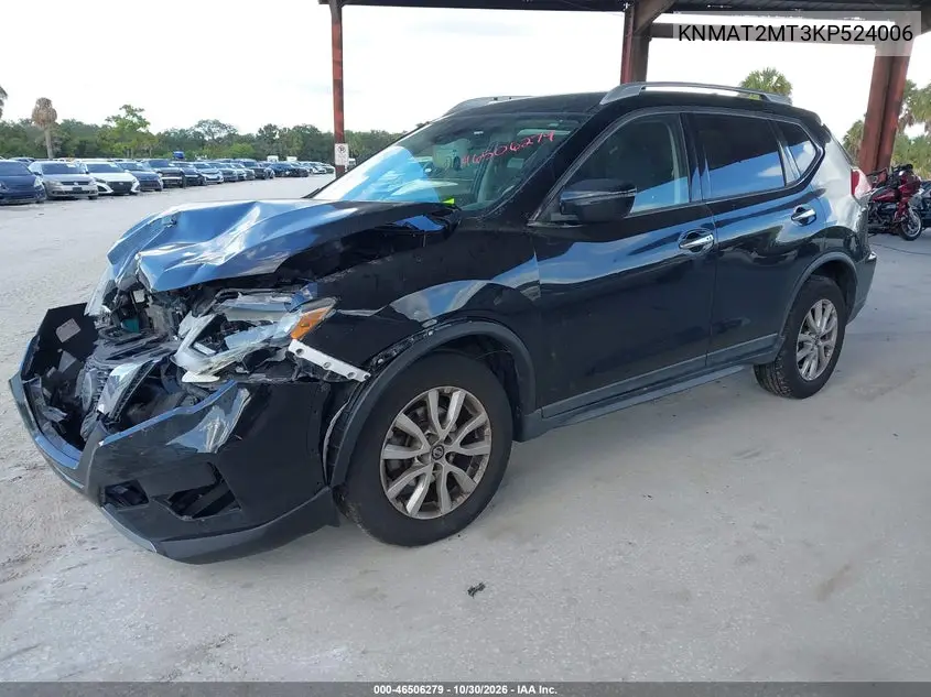 2019 NISSAN ROGUE VIN KNMAT2MT3KP524006 — фото 2