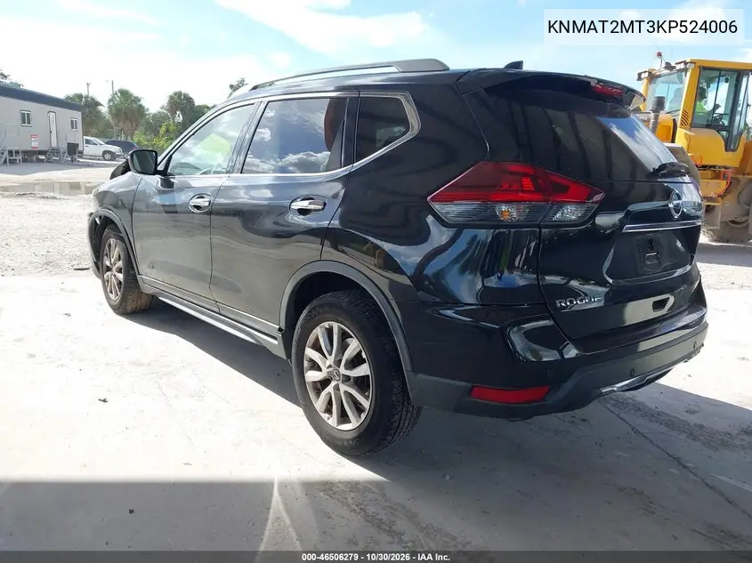 2019 NISSAN ROGUE VIN KNMAT2MT3KP524006 — фото 3