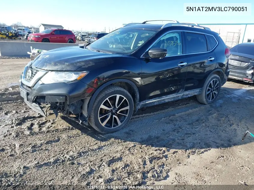 2020 NISSAN ROGUE VIN 5N1AT2MV3LC790051 — фото 2