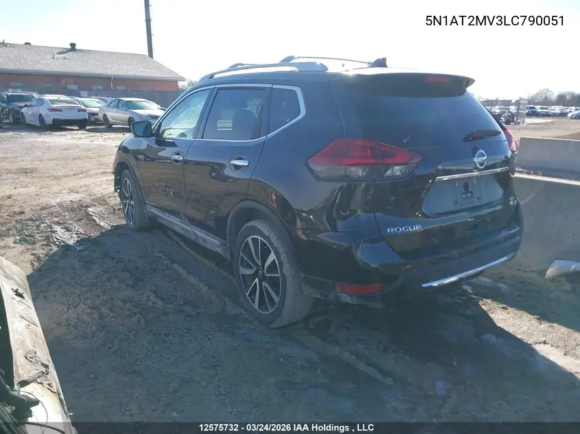 2020 NISSAN ROGUE VIN 5N1AT2MV3LC790051 — фото 3