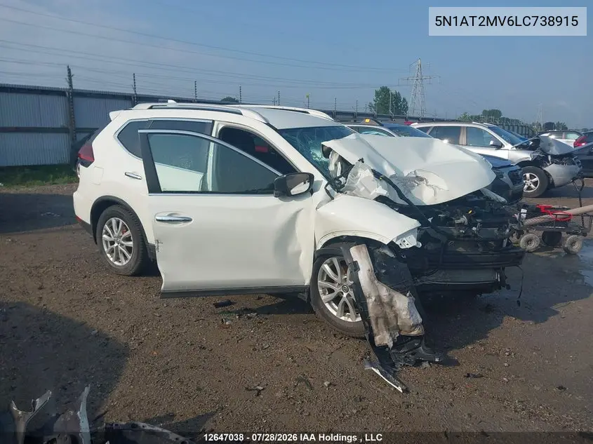 NISSAN ROGUE 2020, VIN 5N1AT2MV6LC738915