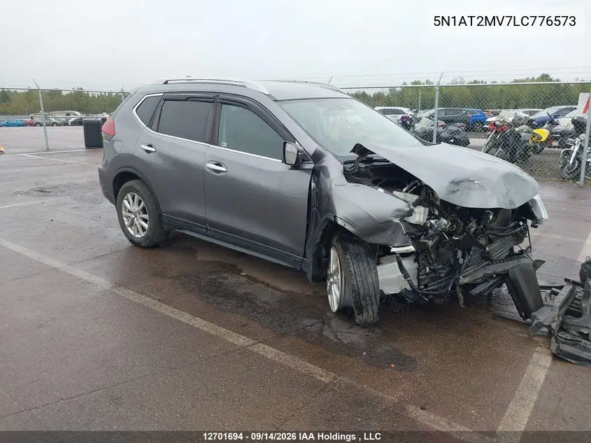 NISSAN ROGUE 2020, VIN 5N1AT2MV7LC776573