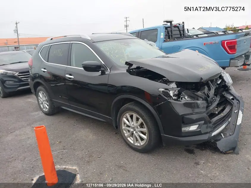 NISSAN ROGUE 2020, VIN 5N1AT2MV3LC775274