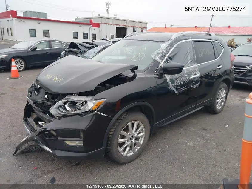 2020 NISSAN ROGUE VIN 5N1AT2MV3LC775274 — фото 2