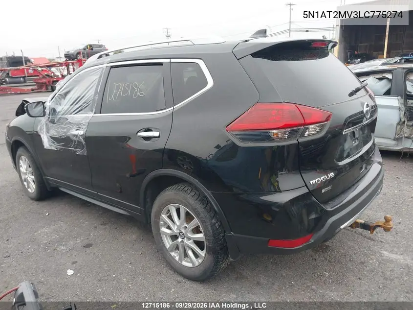 2020 NISSAN ROGUE VIN 5N1AT2MV3LC775274 — фото 3