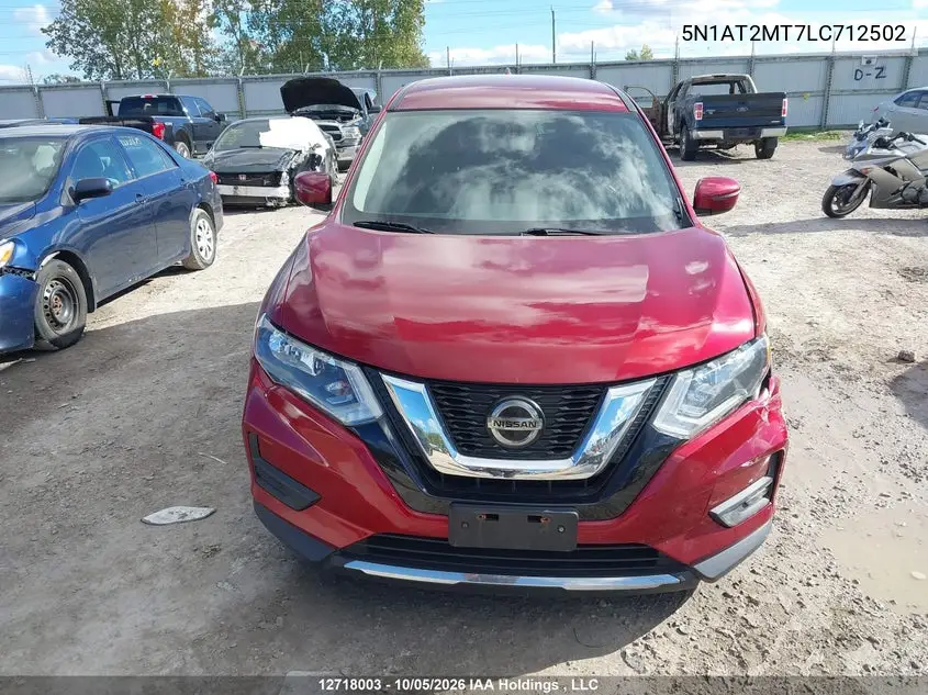 2020 NISSAN ROGUE VIN 5N1AT2MT7LC712502 — фото 12