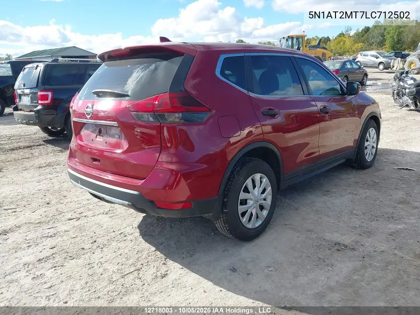 2020 NISSAN ROGUE VIN 5N1AT2MT7LC712502 — фото 4