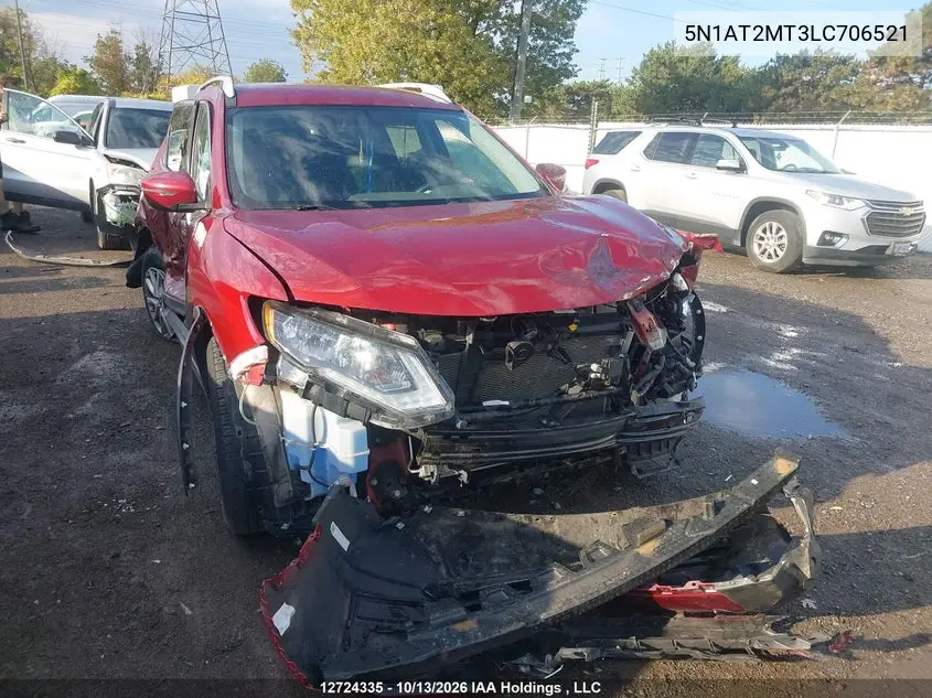 NISSAN ROGUE 2020, VIN 5N1AT2MT3LC706521