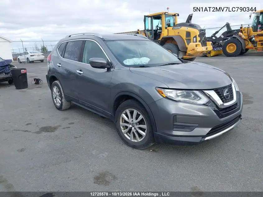 NISSAN ROGUE 2020, VIN 5N1AT2MV7LC790344