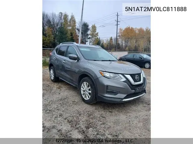 NISSAN ROGUE 2020, VIN 5N1AT2MV0LC811888