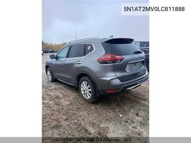 2020 NISSAN ROGUE VIN 5N1AT2MV0LC811888 — фото 3