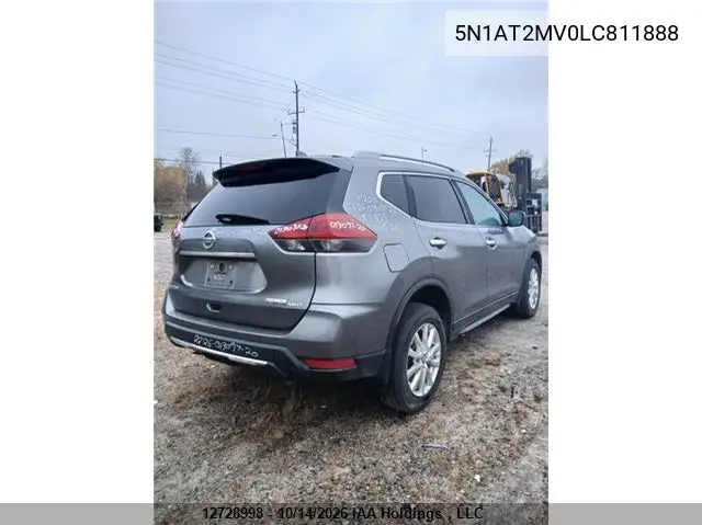 2020 NISSAN ROGUE VIN 5N1AT2MV0LC811888 — фото 4