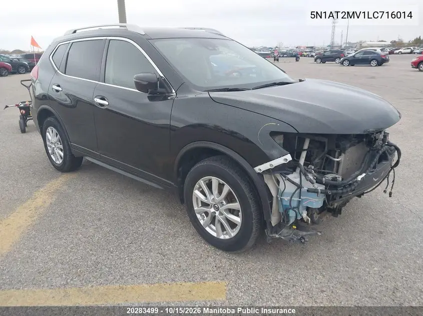 NISSAN ROGUE 2020, VIN 5N1AT2MV1LC716014