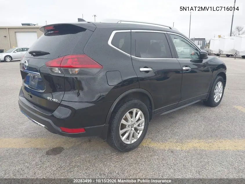 2020 NISSAN ROGUE VIN 5N1AT2MV1LC716014 — фото 4