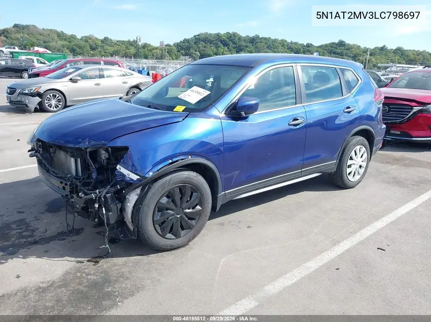 2020 NISSAN ROGUE VIN 5N1AT2MV3LC798697 — фото 2