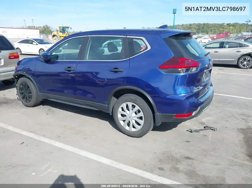 2020 NISSAN ROGUE VIN 5N1AT2MV3LC798697 — фото 3