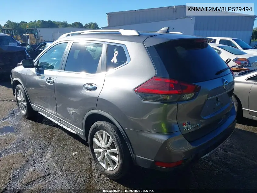 2020 NISSAN ROGUE VIN KNMAT2MV8LP529494 — фото 3