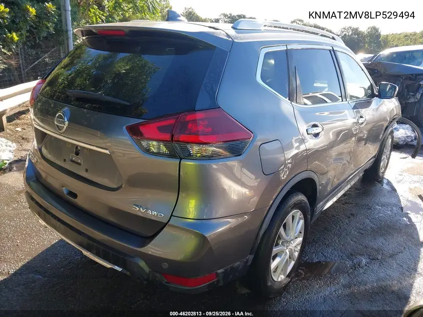 2020 NISSAN ROGUE VIN KNMAT2MV8LP529494 — фото 4