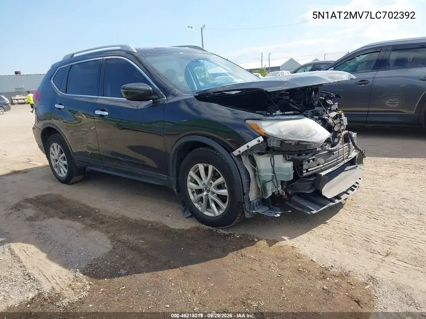 NISSAN ROGUE 2020, VIN 5N1AT2MV7LC702392