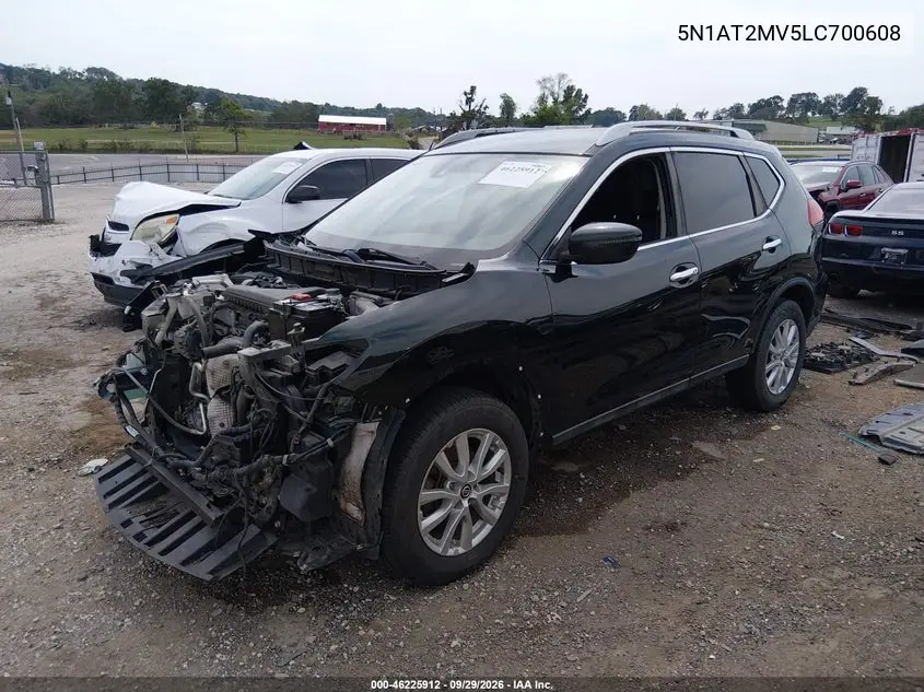 2020 NISSAN ROGUE VIN 5N1AT2MV5LC700608 — фото 2