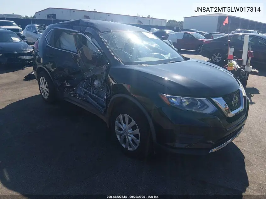 NISSAN ROGUE 2020, VIN JN8AT2MT5LW017314